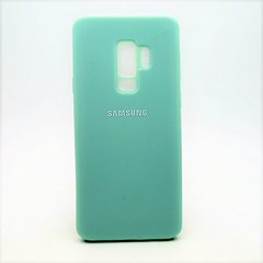 Матовий чохол New Silicon Cover для Samsung G965 Galaxy S9 Plus Turquoise Copy