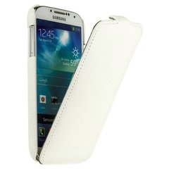 Кожаный чехол флип Melkco Jacka leather case for Samsung i9500 Galaxy S4, White [SSGY95LCJT1WELC]