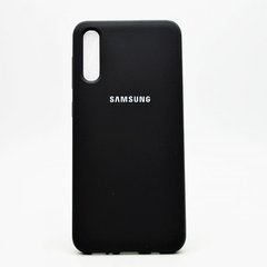 Матовий чохол New Silicon Cover для Samsung A505 Galaxy A50 (2019) Black Copy