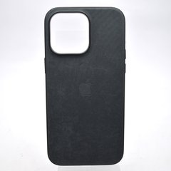 Чохол накладка Silicon Case FiveWoven с MagSafe для iPhone 15 Pro Max Black