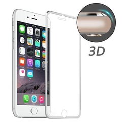 Защитное стекло Fiber Carbon 3D для iPhone 7/8/SE 2 (2020) (0.15mm) Silver тех.пак