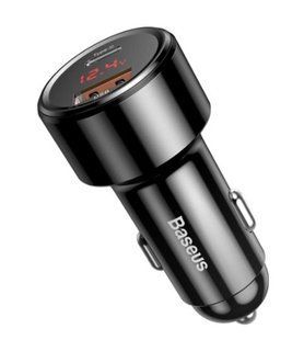 Автомобильное зарядное устройство Baseus Magic Series Digital Display Type-c PD+QC 45W Black CCMLC20C01