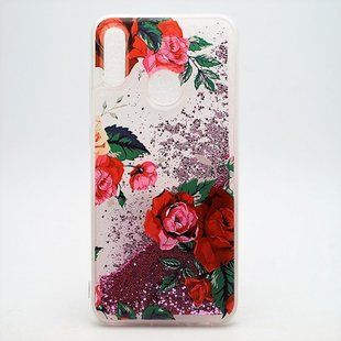 Чехол с переливающимися блестками Lovely Stream для Huawei P Smart 2019/Honor 10 Lite red rose