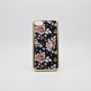 Чохол з принтом (квіти) CMA iPhone 7/8 Pink Flover