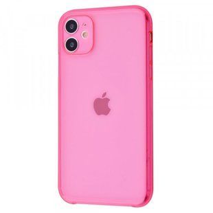 Чехол накладка Clear case camera Protection для iPhone 11 Pink