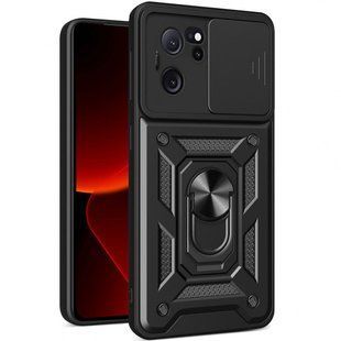 Чехол накладка противоударный Armor Case CamShield для Xiaomi 13T/13T Pro Черный