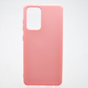 Чехол накладка Silicon Case Full Cover для Samsung A525/A526/A528 Galaxy A52/A52s/A52 5G Pink/Розовый