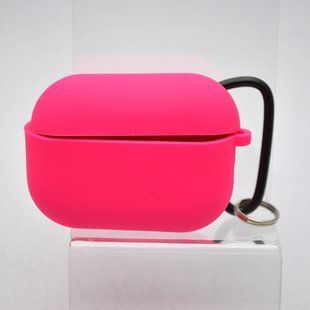 Чехол Silicon Case с микрофиброй для AirPods Pro 2 Barbie Pink/Ярко-розовый