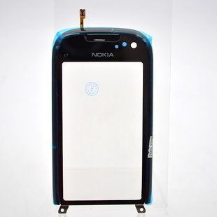 Сенсор (тачскрин) Nokia C7-00 Черный с рамкой ААА класс