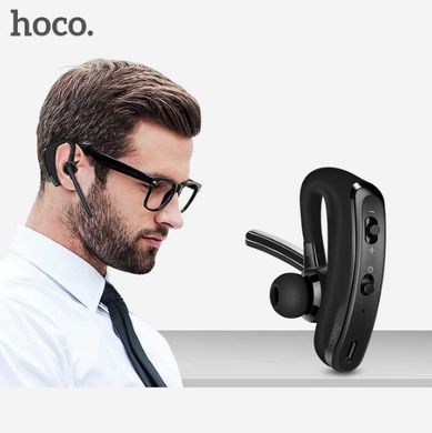 Гарнитура Bluetooth Hoco E15 Black, Черный