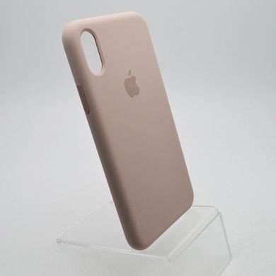 Чехол накладка Silicon Case for iPhone X/iPhone XS 5.8" Pink Sand Original