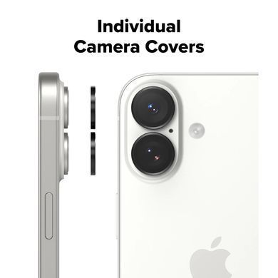 Захисне скло на камеру Royal Glass для Apple iPhone 17 Silver
