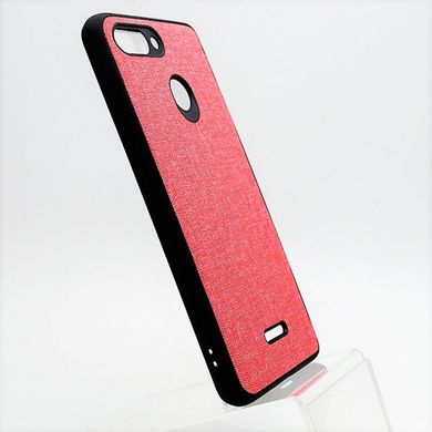 Тканевый чехол Hard Textile Case для Xiaomi Redmi 6 Pink