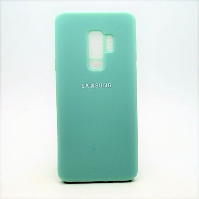 Матовий чохол New Silicon Cover для Samsung G965 Galaxy S9 Plus Turquoise Copy