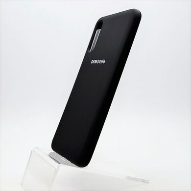 Матовий чохол New Silicon Cover для Samsung A505 Galaxy A50 (2019) Black Copy