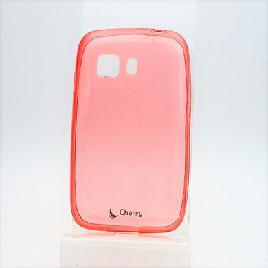 Ультратонкий силиконовый чехол Cherry UltraSlim Econom Samsung G130 Galaxy Young 2 Red
