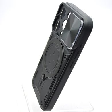 Противоударный чехол Armor Case Stand Case для iPhone 15 Pro Black
