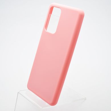 Чохол накладка Silicon Case Full Cover для Samsung A525/A526/A528 Galaxy A52/A52s/A52 5G Pink/Рожевий