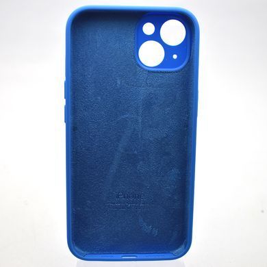 Силіконовий чохол накладка Silicon Case Full Camera для iPhone 15 Mediterranean Blue
