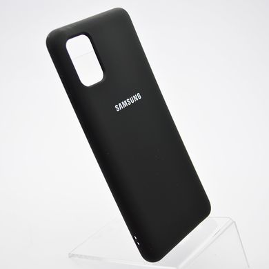Чехол накладка Silicon Case Full Cover для Samsung A315 Galaxy A31 Black/Черный