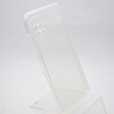 Силиконовый прозрачный чехол накладка TPU Getman для Samsung A515 Galaxy A51 Transparent/Прозрачный