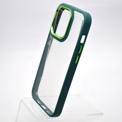 Чехол накладка TPU New Skin для iPhone 14 Pro Green/Зеленый