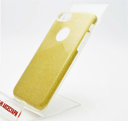 Чохол силіконовий з блискітками TWINS для iPhone 7/8 Gold