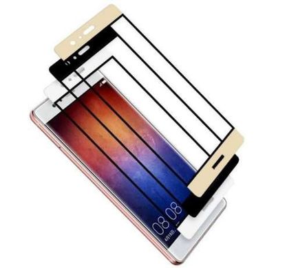 Защитное стекло Silk Screen для Huawei Y7 (2017) (0.33mm) Gold тех. пакет