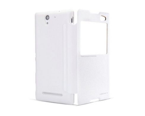 Чехол книжка Nillkin Sparkle Series Sony Xperia C3 White