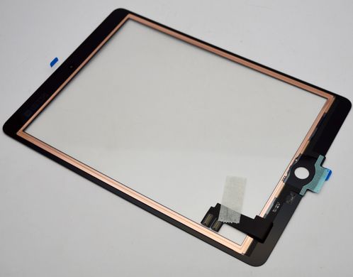 Тачскрін (Сенсор) Apple iPad Air 2 2014 9.7'' (A1566/A1567) (PN: 821-2693-Z) з ОСА плівкою Чорний Оригінал