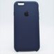 Чехол накладка Silicon Case for iPhone 6G/6S Midnight Blue Copy