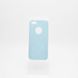 Чехол накладка Fashion Case Glitter for iPhone 5/5S Blue