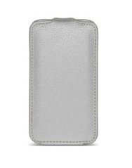 Шкіряний чохол фліп Melkco Jacka leather case for Samsung S5830 Galaxy Ace White [SS5830LCJT1WELC]