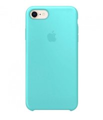 Чехол накладка Silicon Case для iPhone 7/8/SE 2 (2020) Sea Blue Original