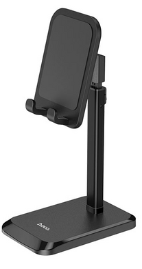 Настольная подставка для смартфонов Hoco PH27 Soaring metal Black/Черная