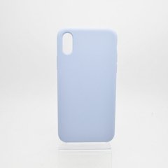 Чехол накладка XO Silicone Case for iPhone X/ iPhone XS (Light Blue)
