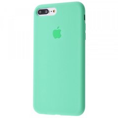 Чехол накладка Silicon Case Full Cover для iPhone 7 Plus/iPhone 8 Plus Spearmint