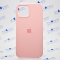 Чохол матовий з логотипом Apple Silicon Case для Apple iPhone 12/12 Pro Light Pink
