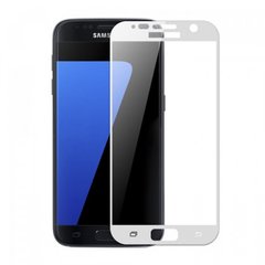 Защитное стекло Full Screen Glass для Samsung S7 Galaxy Glossy White (0.3mm)