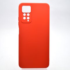 Чохол накладка Silicon Case Full Camera для Xiaomi Redmi Note 11 Pro Red
