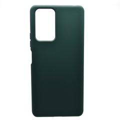 Чохол накладка Silicon Case Full Cover для Xiaomi Redmi Note 10 Pro Dark Green