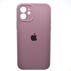 Чехол накладка Silicon Case Full Сamera для iPhone 12 Lilac Pride