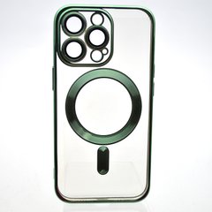 Чехол накладка с MagSafe Stylish Case для Apple iPhone 13 Pro Dark Green