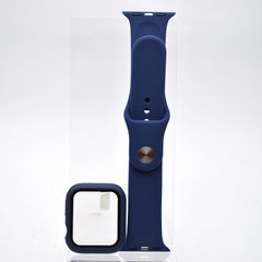 Ремінець для iWatch Veron з корпусом 38mm/40mm Midnight Blue/Темно-синій