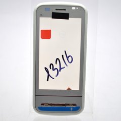 Сенсор (тачскрін) Nokia C6-00 білий з рамкою та клавіатурою HC