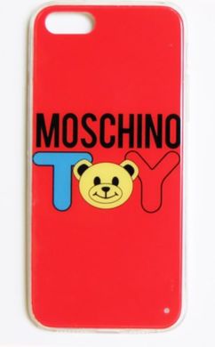 Чехол с мультяшными героями Moschino iPhone 6 Red TOY