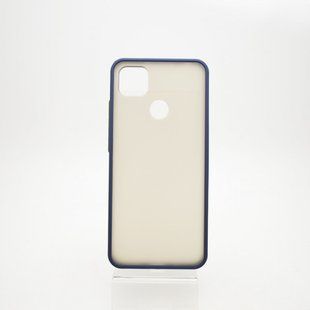 Чохол з напівпрозорою задньою кришкою Matte Color Case TPU для Xiaomi Redmi 9C Blue