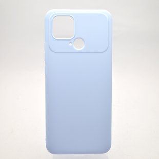 Чехол силиконовый защитный Candy для Xiaomi Redmi 10C/Poco C40 Голубой