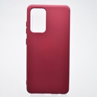 Чехол накладка Silicon Case Full Cover для Samsung A525 Galaxy A52 Marsala/Бордовый
