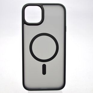 Чехол накладка Metal Buttons с MagSafe для iPhone 14 Plus Black